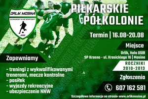 Półkolonie 16-20 sierpnia - ważne informacje